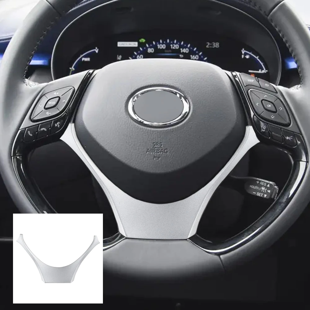 

Toyota C-Hr Chr 2017-2022 Декоративная Крышка Рулевого Колеса ABS Автомобильная Панель Ламинированная Наклейка - Автомобильны...