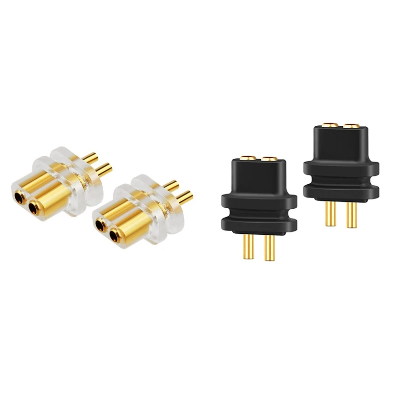 

2 Pcs 2 Pin 0.78Mm Female Socket Earphone Convex Female Socket For 0.7-0.8Mm Male Pin Transparent