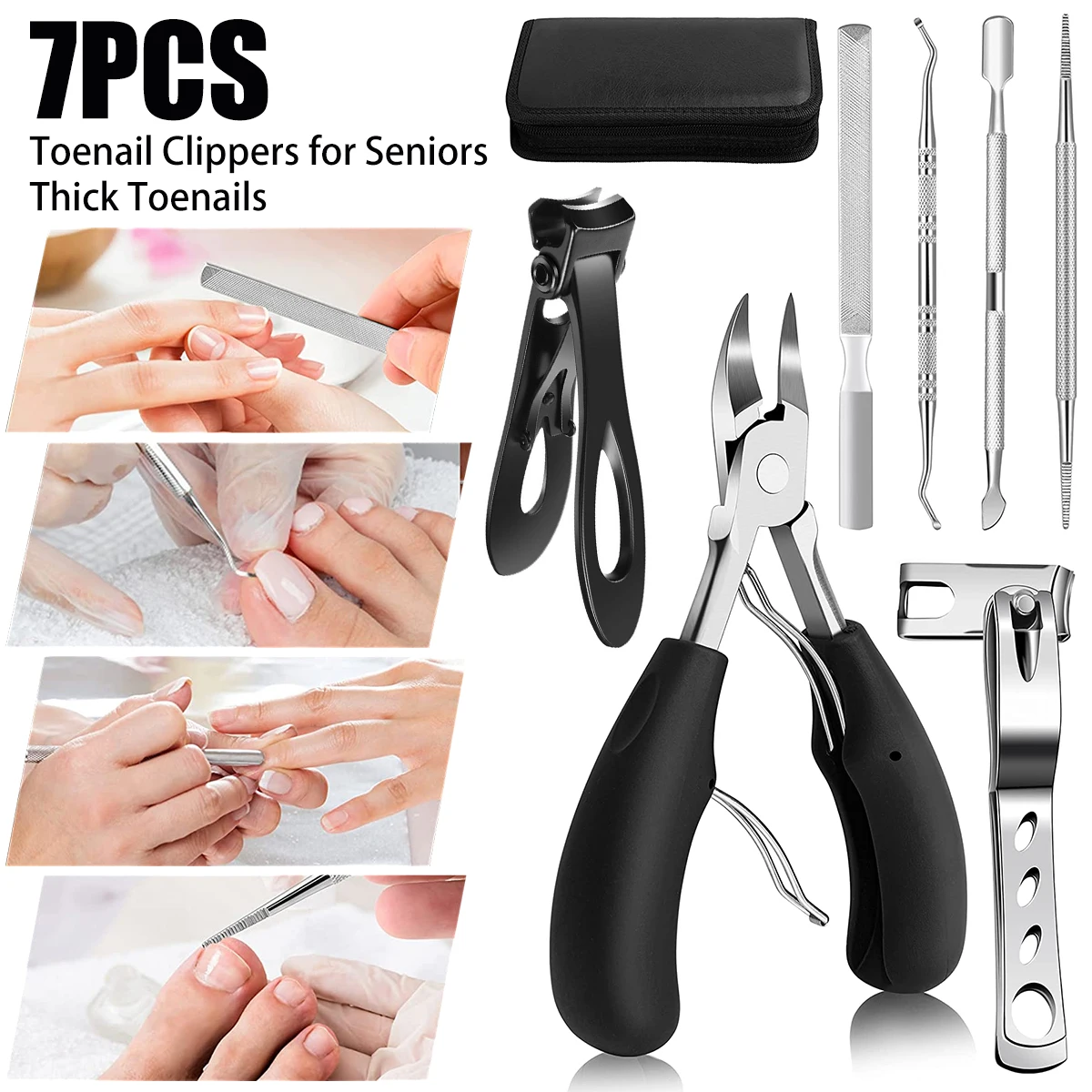 

7 шт., Набор машинок для удаления вросших ногтей из нержавеющей стали