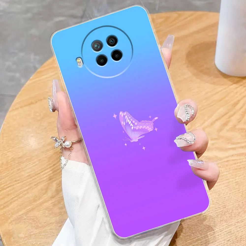 Чехол для Xiaomi Mi 10T Lite чехол Mi10T силиконовая прозрачная задняя крышка с мультяшным