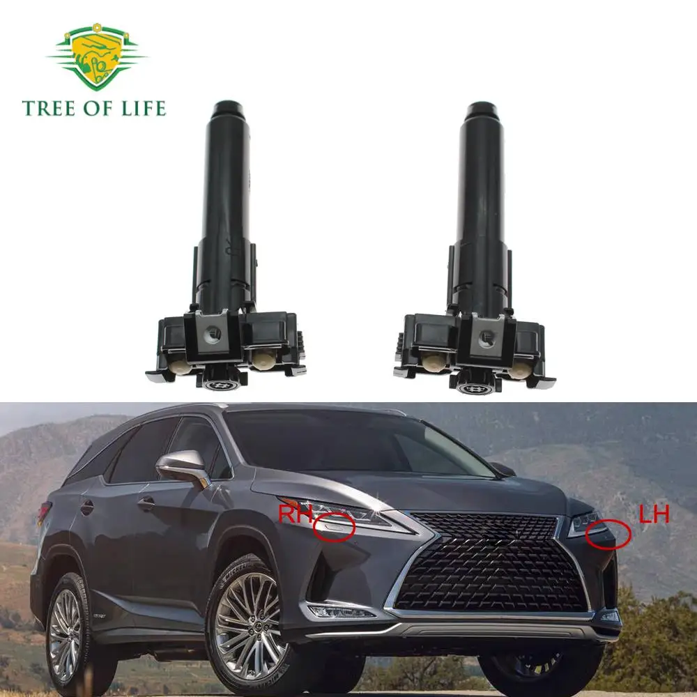 For Lexus RX350 RX350L RX450H RX450HL 2019 2020 2021 2022 Front Bumper HeadLight Lamp Washer Spray Nozzle Cleaning Pump Actuator