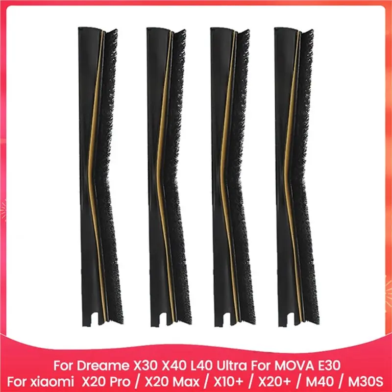 Фото СОВЕРШЕННО НОВЫЙ: 8X Tricut Brush Strip, совместимый с Dreame X30 X40 L40 Ultra, для X20 Pro / X20 Max / X10+ / X20+ / M40 / M30S, MOVA №4