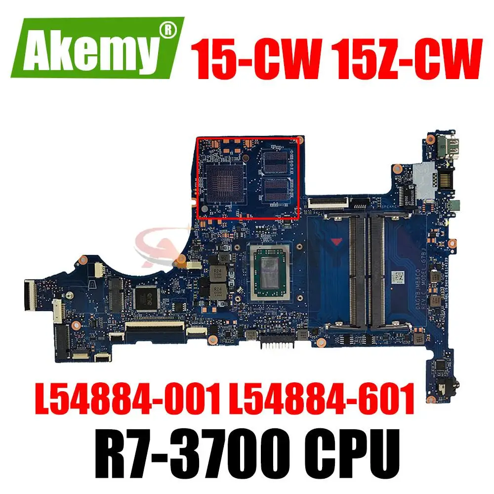 

L54884-001 для ноутбука HP 15-CW, материнская плата для ноутбука 15-CW L54884-601 DAG7BJMB8C0 DAG7BFMB8D0
