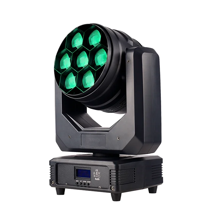 

RGBW 4in1 LED Beam Equipment Stage Lighting Moving Head Light for DJ Disco 7*40w