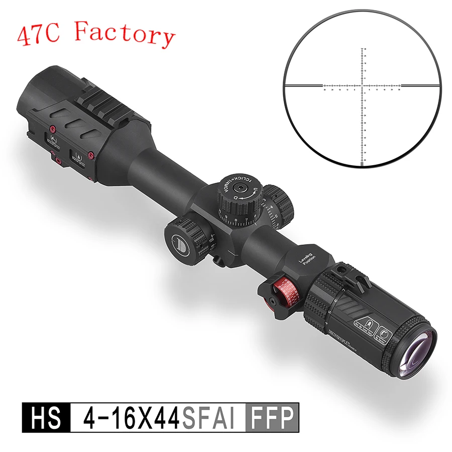 

Охотничий винтовочный прицел HS 4-16X4 4SFAI, оптический прицел для охоты, тактический прицел для страйкбола
