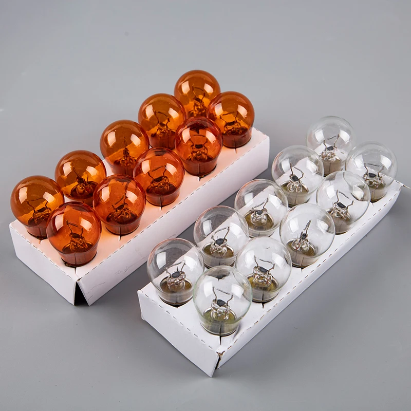 

10Pcs 12v Car Halogen Lamp Reverse Light Brake Tail Light Gun Turn Brake Light replacement of Reverse Light and Backup Lights