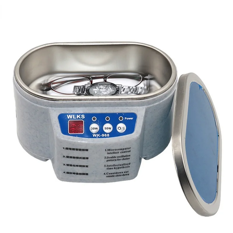 Ultrasonic Cleaner 30/50W Sonicator Bath 40Khz Degas For Watches Contact Lens Glasses Denture Teeth Electric Makeup Razor |