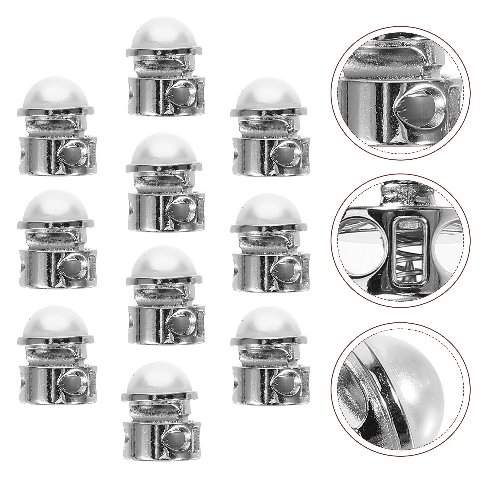 

Spring Lock Holes Cord Buckles Bungee Rope Toggle Replacement Drawstring Adjustable Locks