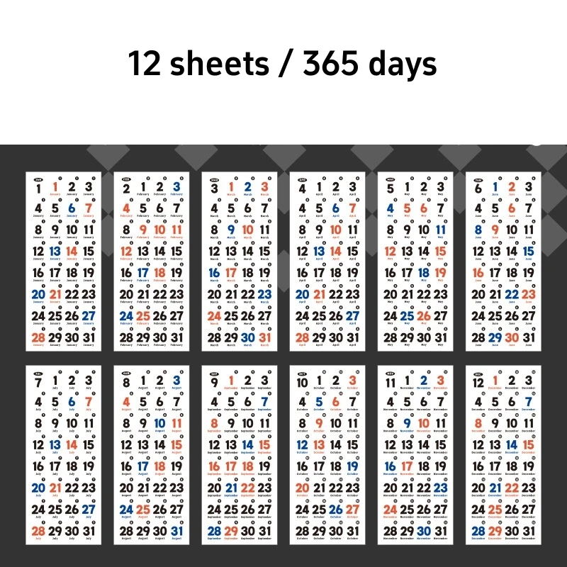 

Набор самоклеящихся наклеек для дневника VALIOSOPA 365 дней