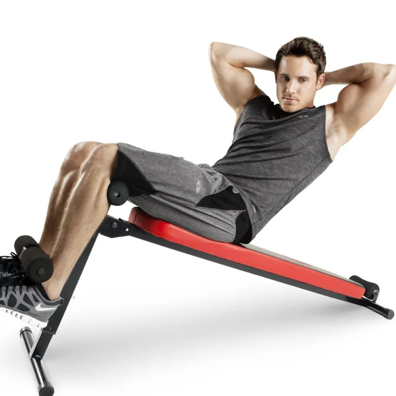 

Weight bench Folding Utility Bench with Headrest Slant Board exercise bench