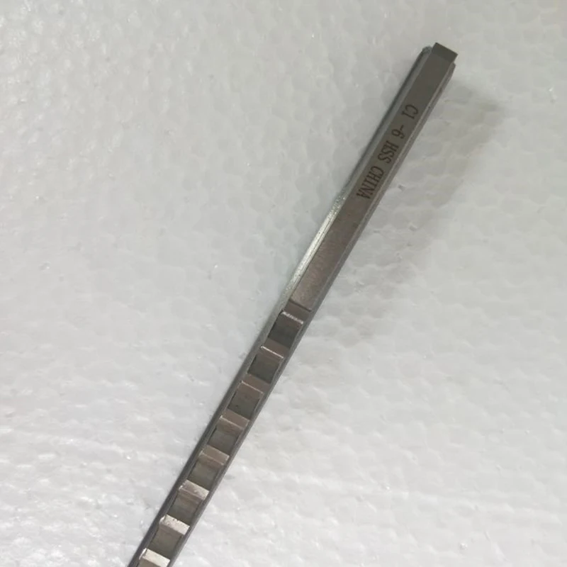 Высокое качество HSS Keyway Broach метрический размер 6 мм режущий инструмент C1 Push-Type H # -