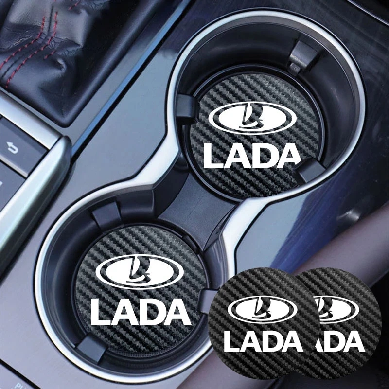 2 шт. кожаные подставки для автомобиля Lada Vesta Niva Samara Kalina Largus Priora Xray Granta - купить по