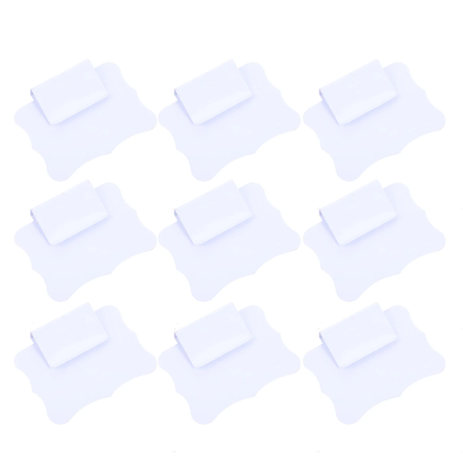 

16pcs Label Holder Clip On Sign Holder Display Racks for Wire Shelf Price Clip On Storage Bins Basket Market Supplies 89* 64mm