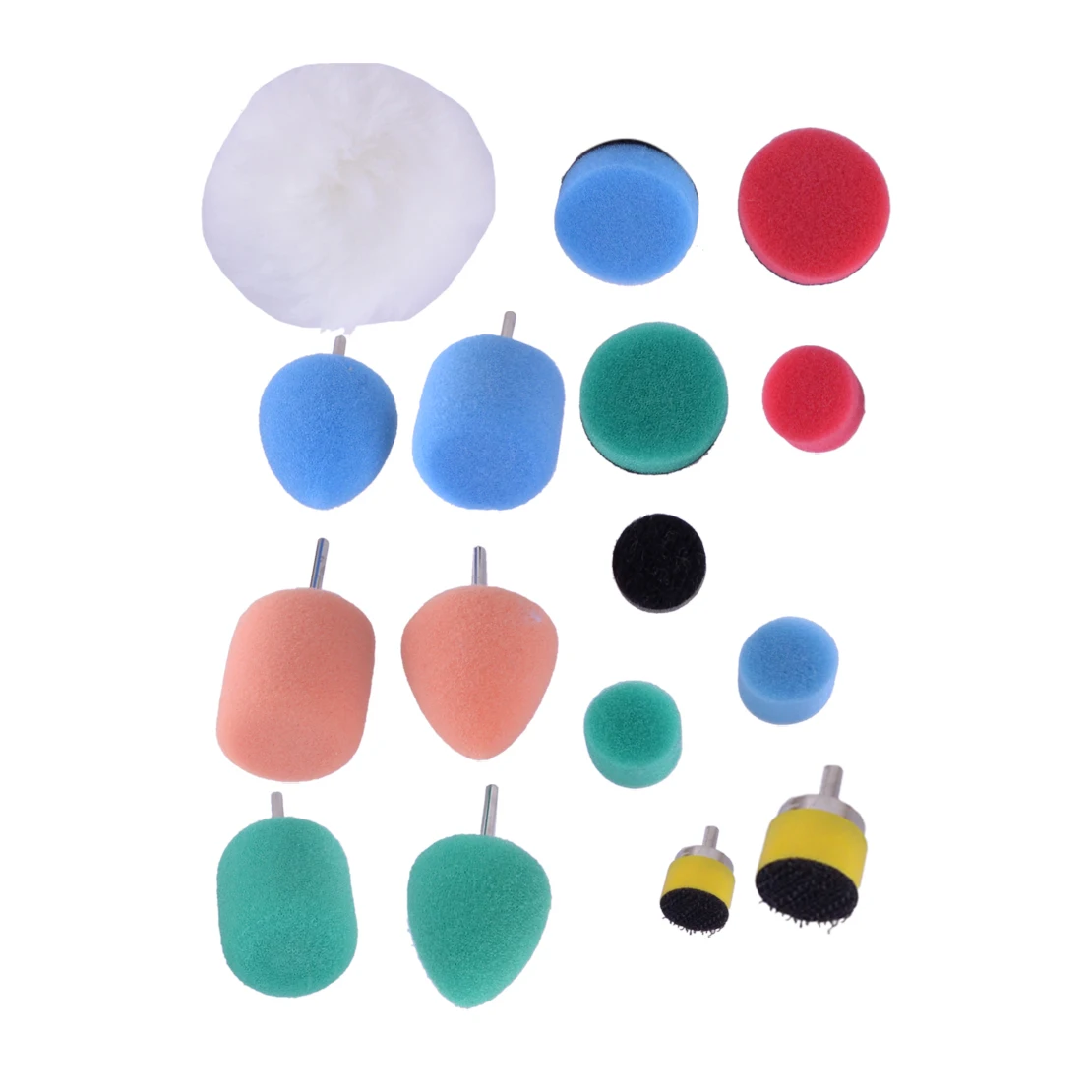

1 Set Universal Car Mini Polishing Buffing Waxing Pad Detail Polisher Sponge Drill