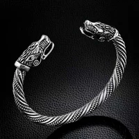fashion creative metal opening cable cord bracelet retro domineering faucet open bracelet charm mens rock punk jewelry