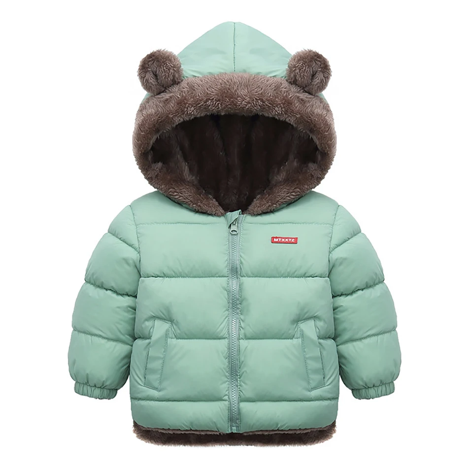 Kids Cotton Clothing Thickened Down Girls Jacket Baby Children Winter Warm Coat Zipper Hooded Costume Boys Outwear 3 Kids Cotton Clothing Thickened Down Girls Jacket Baby Children Winter Warm Coat Zipper Hooded Costume Boys Outwear 3