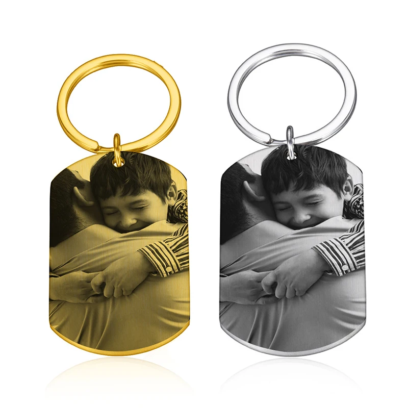 HOYON ожерелье на заказ с гравировкой фото имени из нержавеющей стали