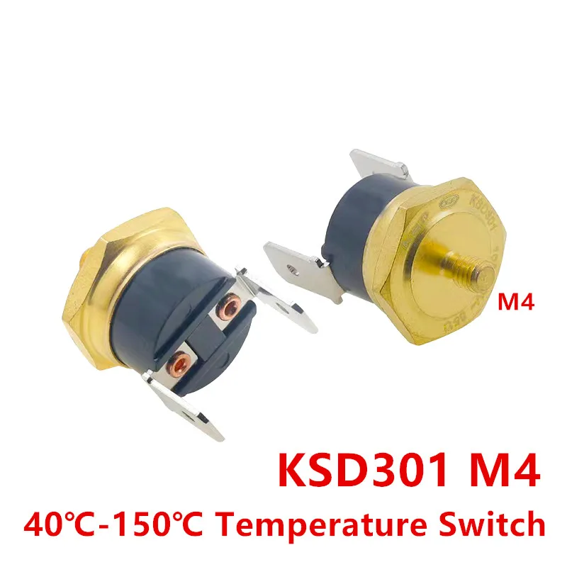 

Медный биметаллический термостат KSD301 M4 40-150°C 10A 250V нормально закрытый