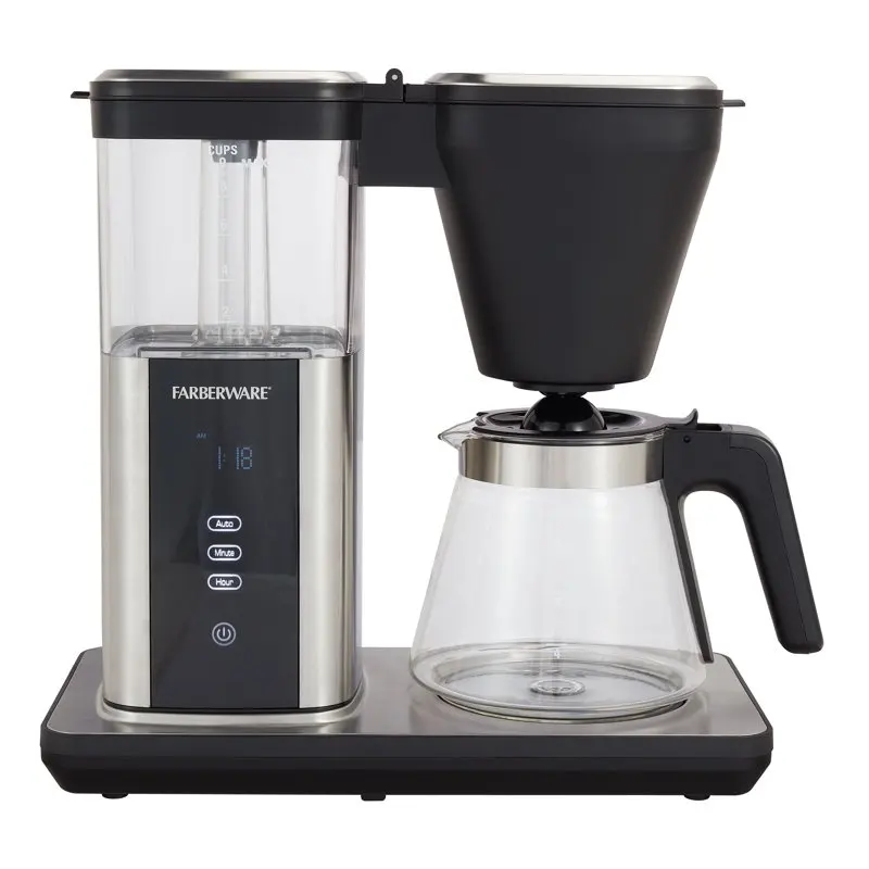 

2023 9 Cup High Temperature Drip Coffee Maker 1.35 Liter Capacity Black