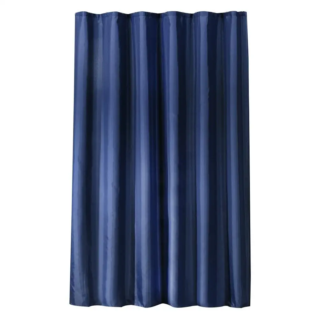 

Thicken Solid Color Shower Curtain Waterproof Polyester Fabric Bathroom Curtain Liners with Hooks 180x180cm Shower Curtain
