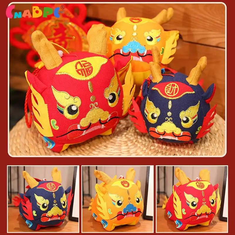 

Mascot Doll Chinese Zodiac Dragon Plush Toy Animal Dragon Lucky Soft Cuddly Stuffed Animal For New Year Gift Red Blue Orange