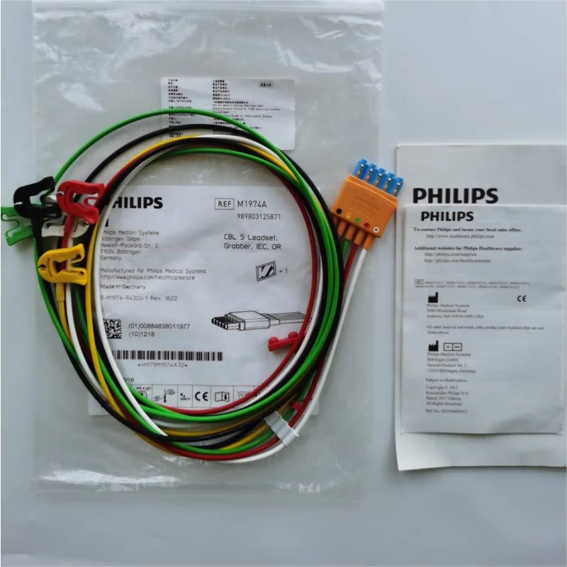 

Original CBL 5 Leadset, Grabber, IEC, OR. REF: M1974A or 989803125871