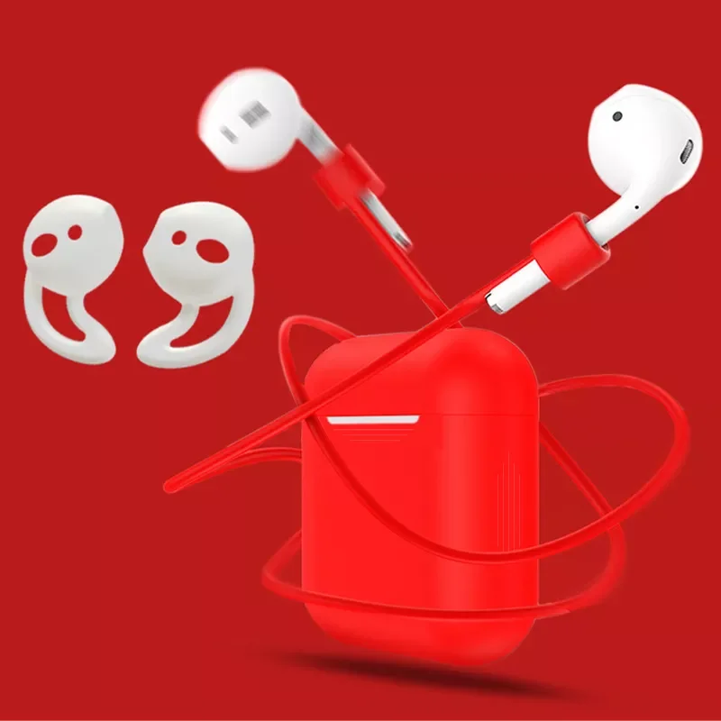 

Factory Direct Selling Soft Silicone Case For Apple Shockproof Cover For Apple Earphone Cases for Air Pods Protector Case