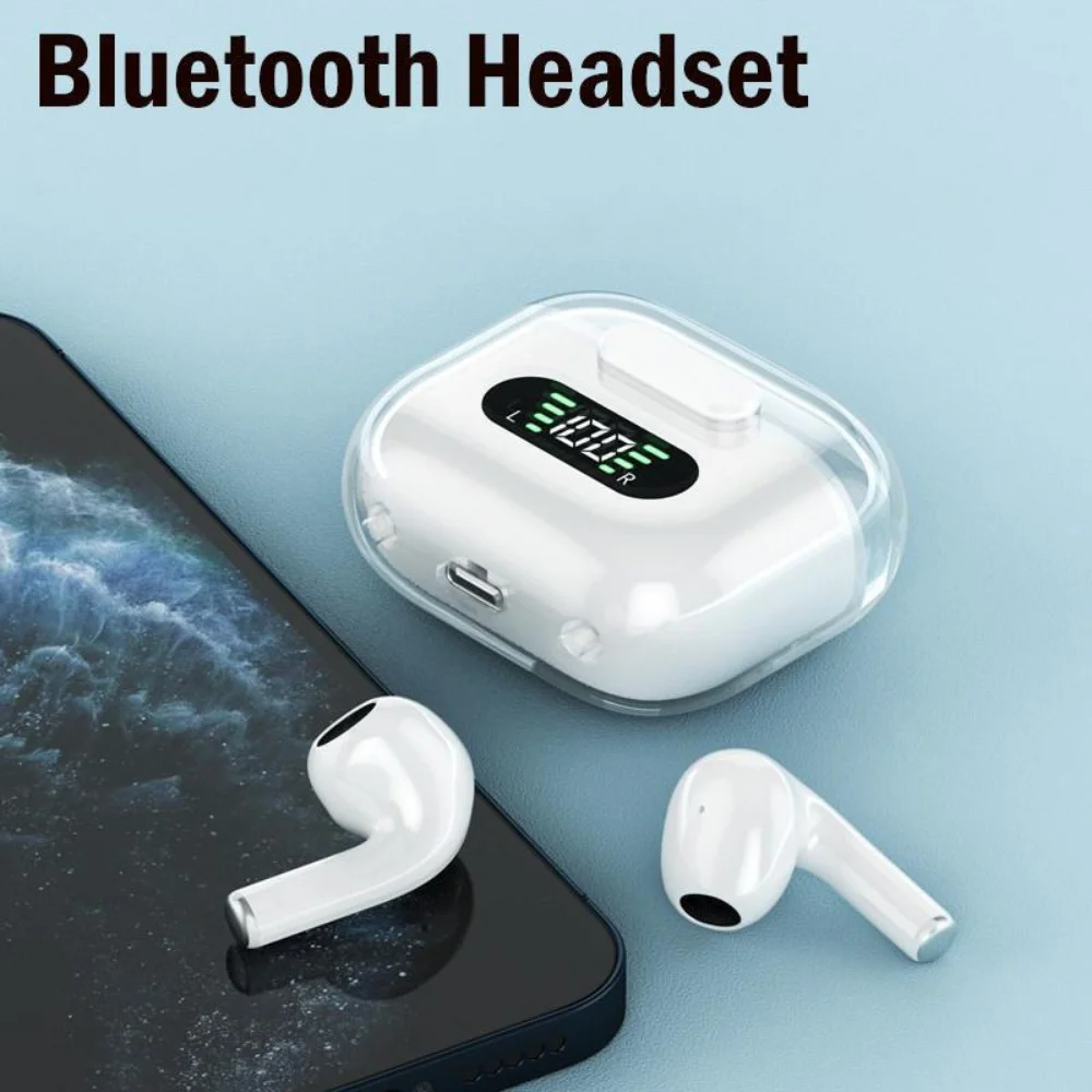 

9DHiFi Bluetooth 5.2 CVC8.0 Noise Reduction Stereo Wireless TWS Bluetooth Headset LED Display Headset Waterproof Dual Headphones