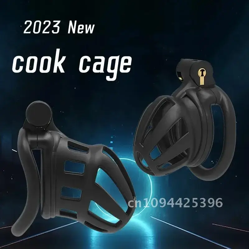 Новая клетка для члена Cobra черный замок верности противопрошующий дышащий пениса