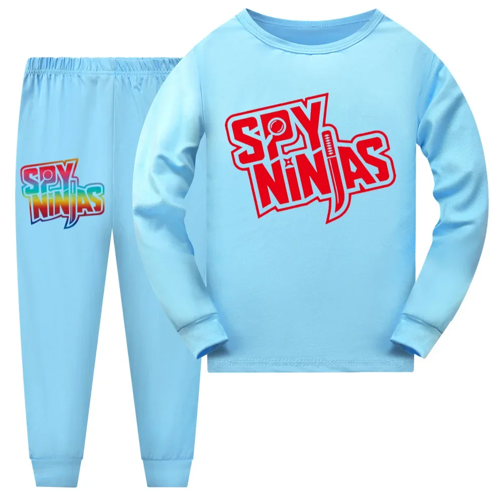Детские пижамные комплекты SPY NINJAS хлопковая одежда для сна мальчиков костюм на