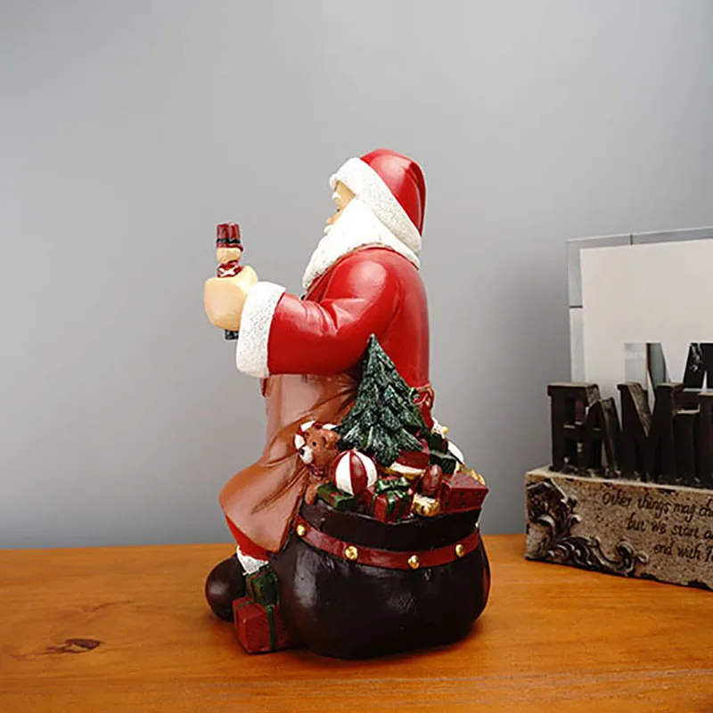 Украшение дома рождественские статуи скандинавские украшения 2021 Санта-Апиано