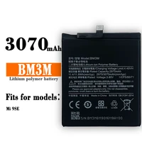 xiao mi 100 original battery bm3m for xiaomi mi9 se mi 9 se 3070mah high capacity rechargeable phone replacement batteria