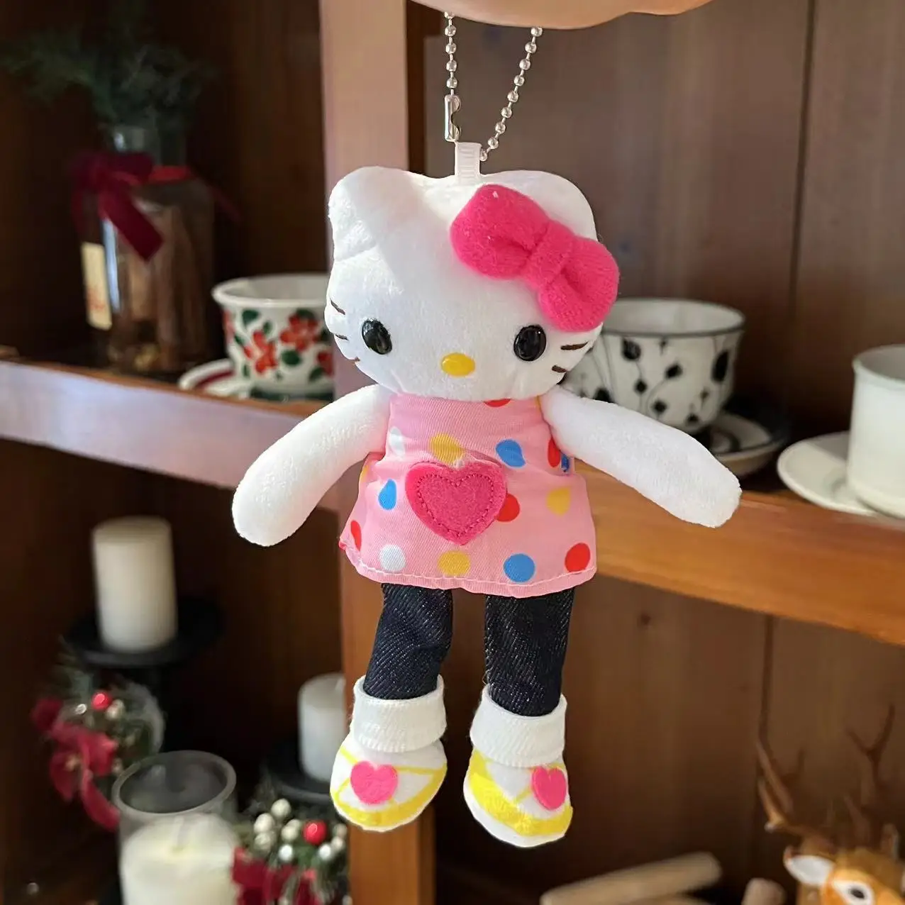 Женская милая плюшевая кукла брелок с длинными лапами пушистая игрушка