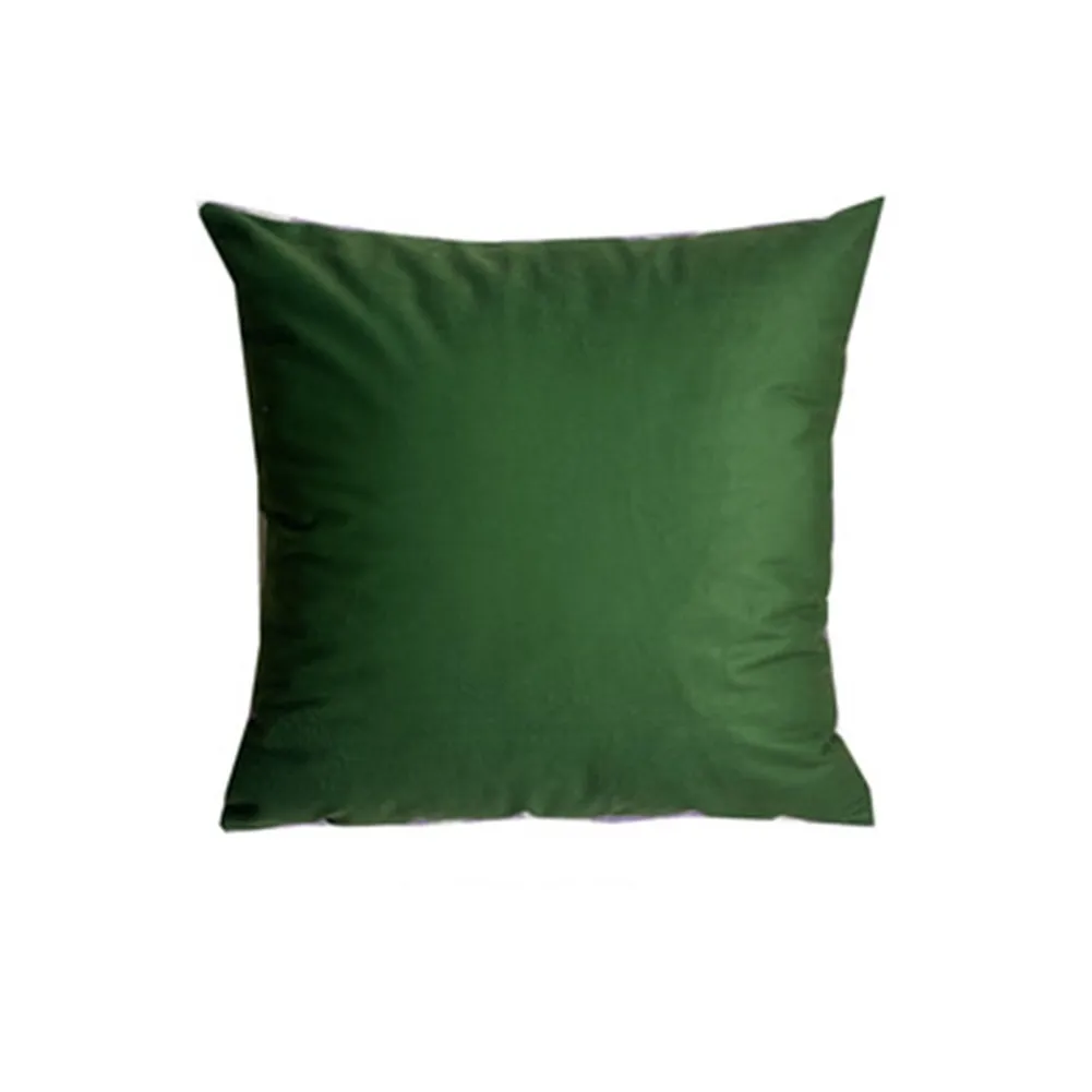 

1pcs Pillowcase Fabric Green Plaid Cushion Cover Textile Sofa Cushion Bedroom Pillowcase 45*45cm Home Decoration Textile