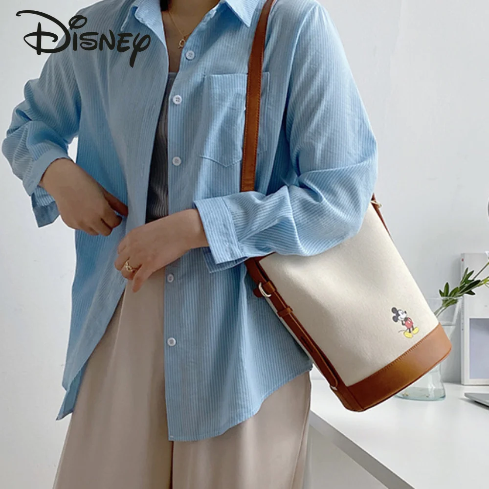 

Disney 2022 New Mickey Original Fashion Versatile Women's Shoulder Bag High Quality Large Capacity Luxury Brand Women's Handbag