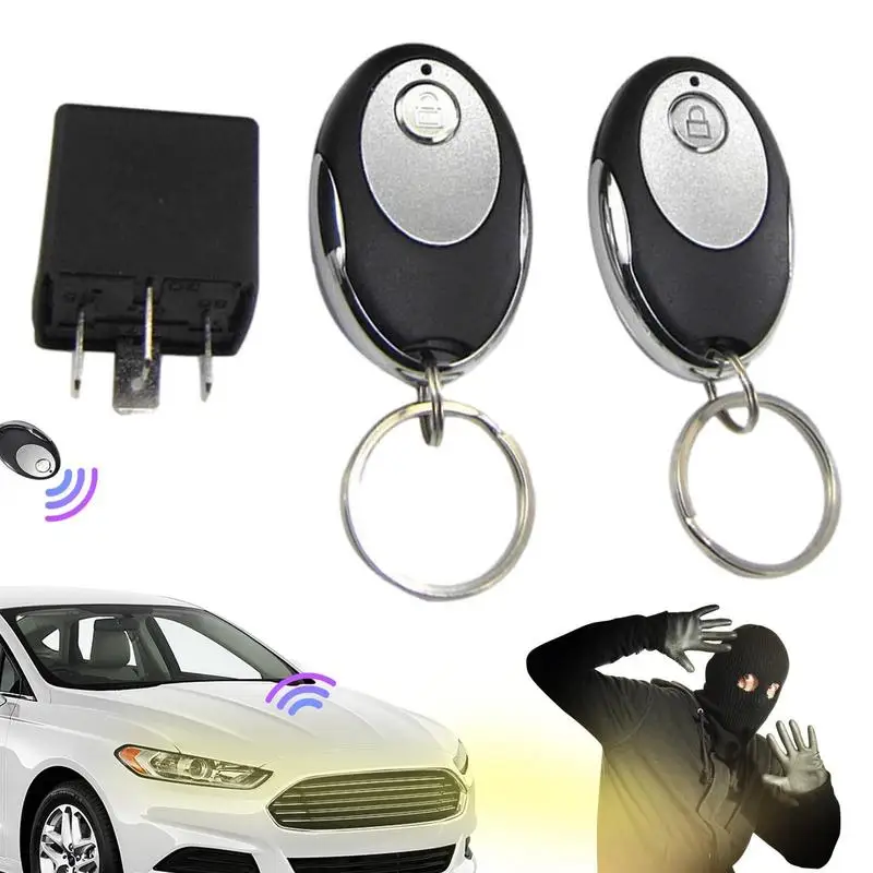 

Universal Keyless Entry System DC12V Non-Destructive Installation Oil Pump Relay Easy To Install Auto Replacement Accessories