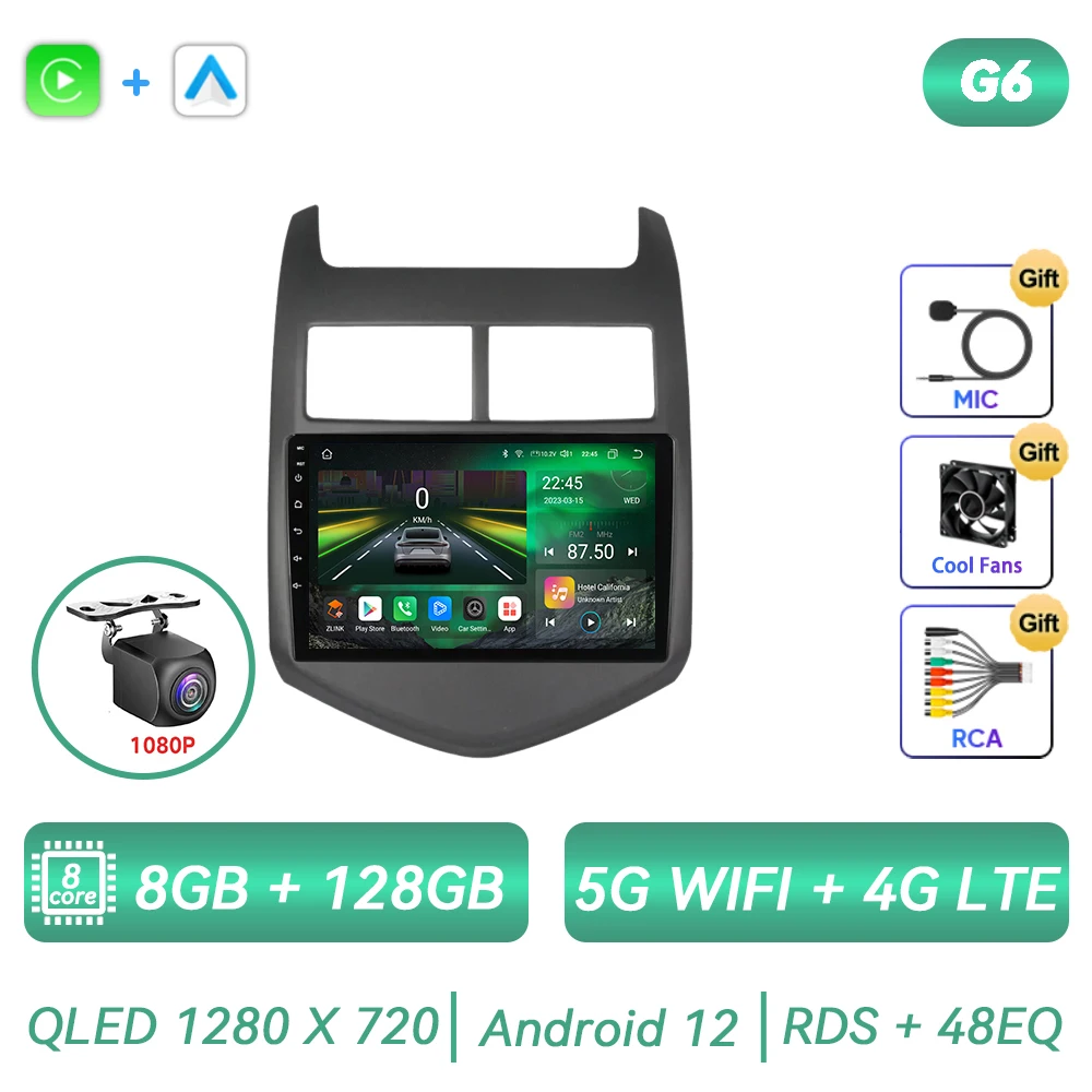 

Для Chevrolet Aveo 2 Sonic T300 2011 2012 2013 2014 2015 Android Car Radio Multimedia Video Player Navigation GPS Carplay Touch Screen Auto Stereo