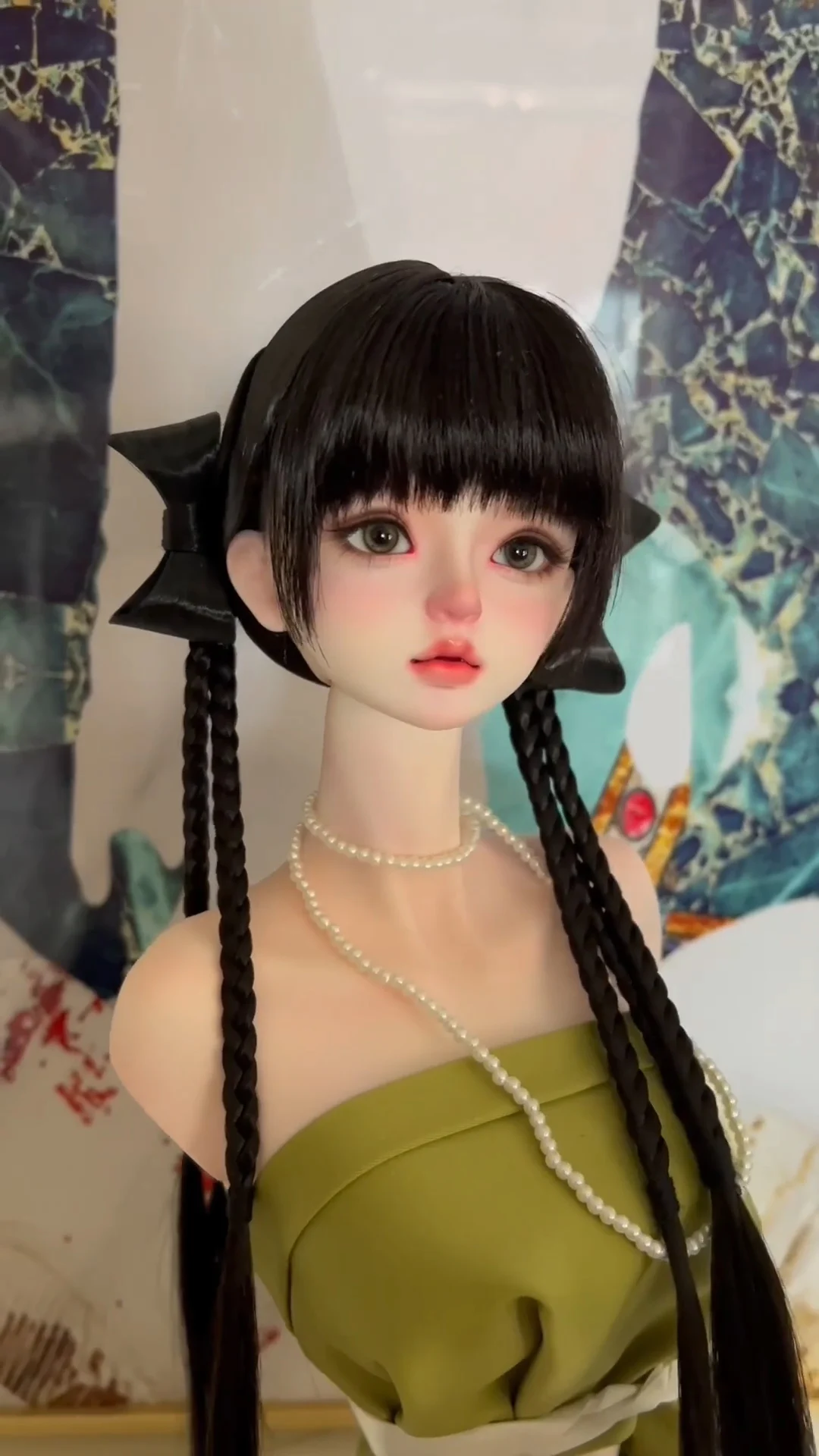 1/6 1/4 1/3 масштаб древний костюм BJD кукла парики китайские Hanfu винтажные волосы Фея