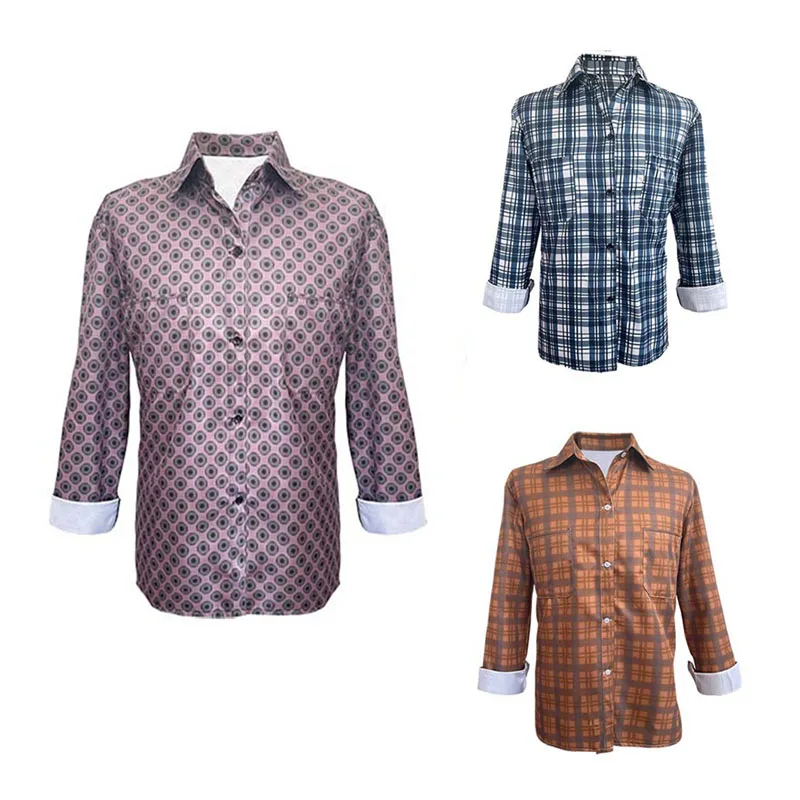 

Stranger Cos Things 4 Nacy Wheeler Cosplay Costume Long Sleeve Shirt Halloween Carnival Suit