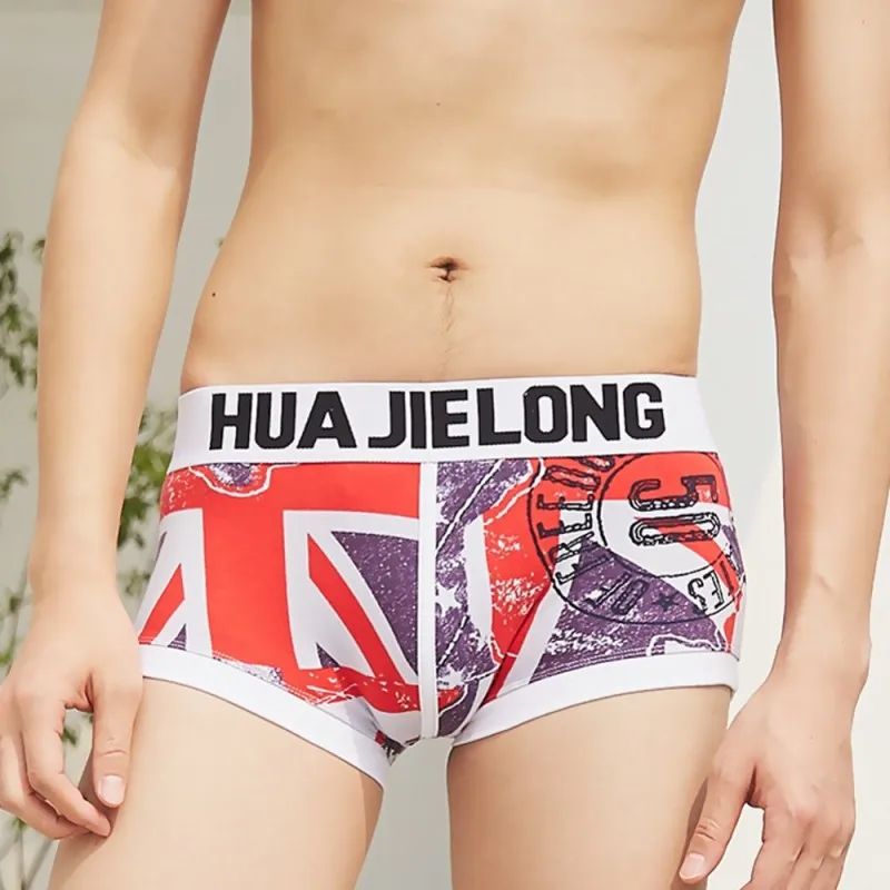 

Мужское нижнее белье с рисунком национального флага home arrow, молодежное нижнее белье, боксеры