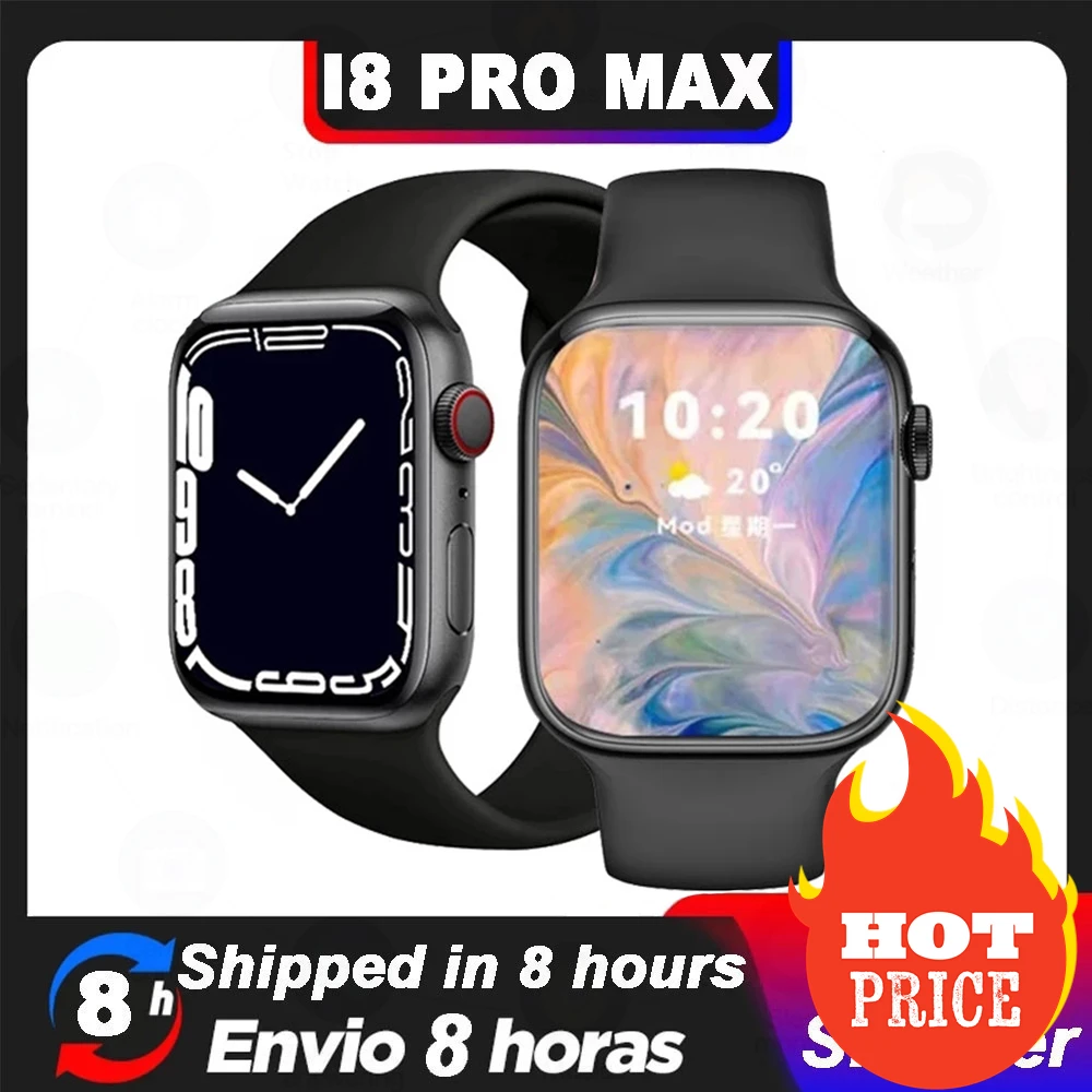 

Смарт-часы i8 Pro Max с функцией фитнес-трекера