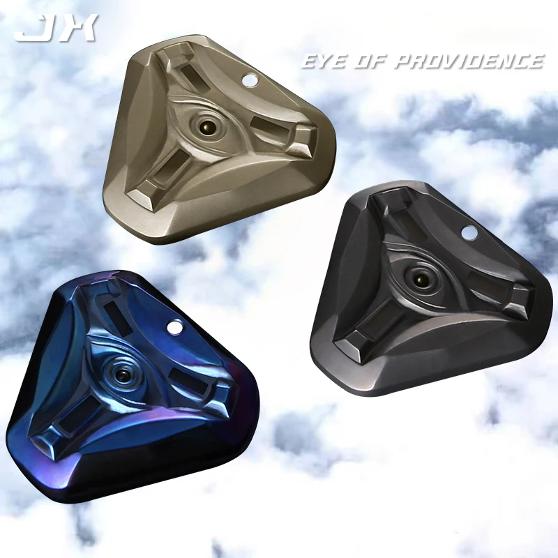 JX Eye Of Provioence 2 In 1 Titanium  Push Slider Fingertip Gyro EDC Stress Relieving Toys