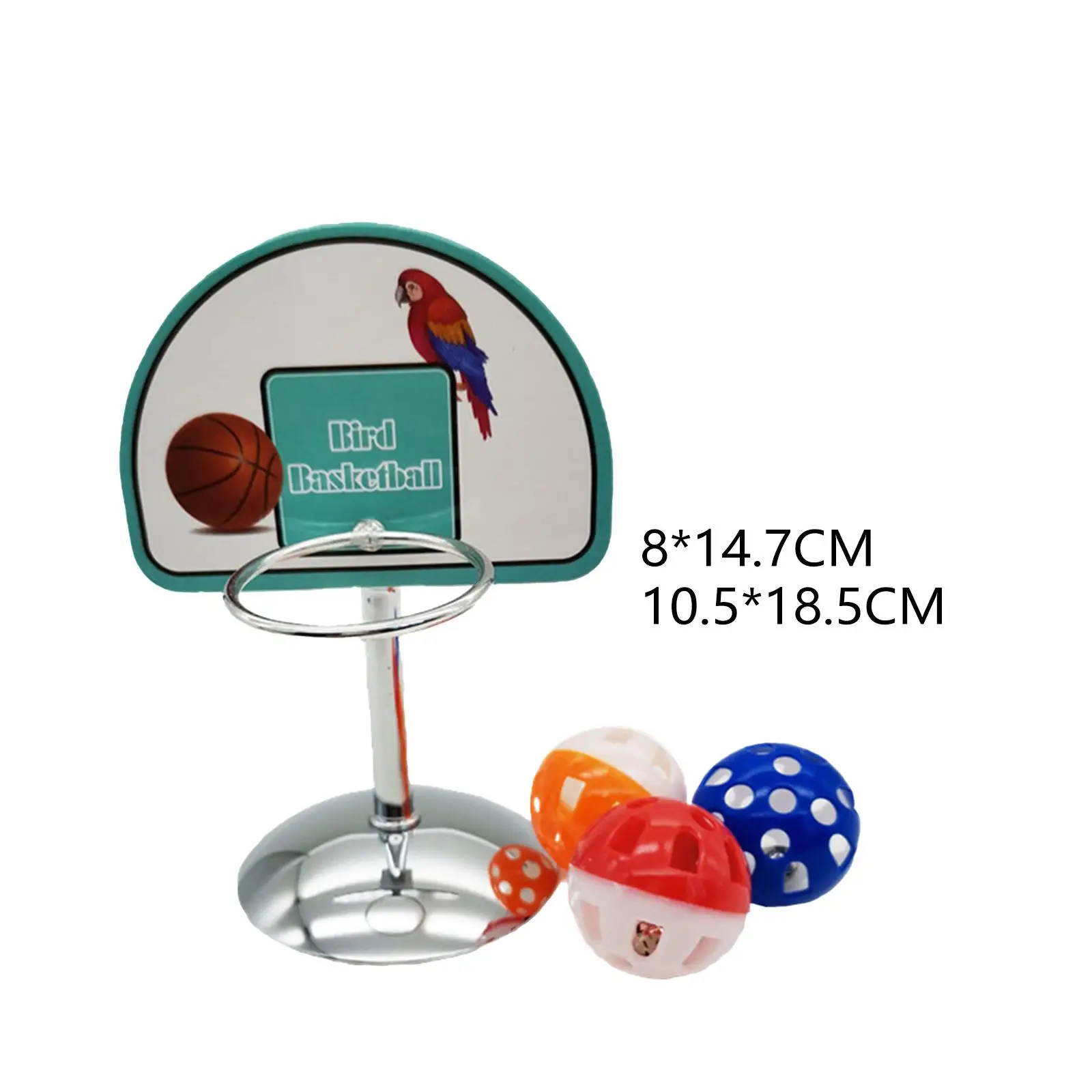 

Mini Balls with Bell Pet Supplies Parrot Toys Basketball Bird Training Toys for Finch Cockatoo Small Birds Parakeets Budgie