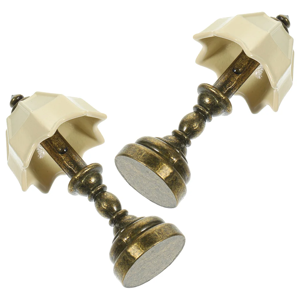 

Mini House Desktop Light Model Delicate Table Floor Lamp Miniature LED Adornment Accessories Bedside Lamps