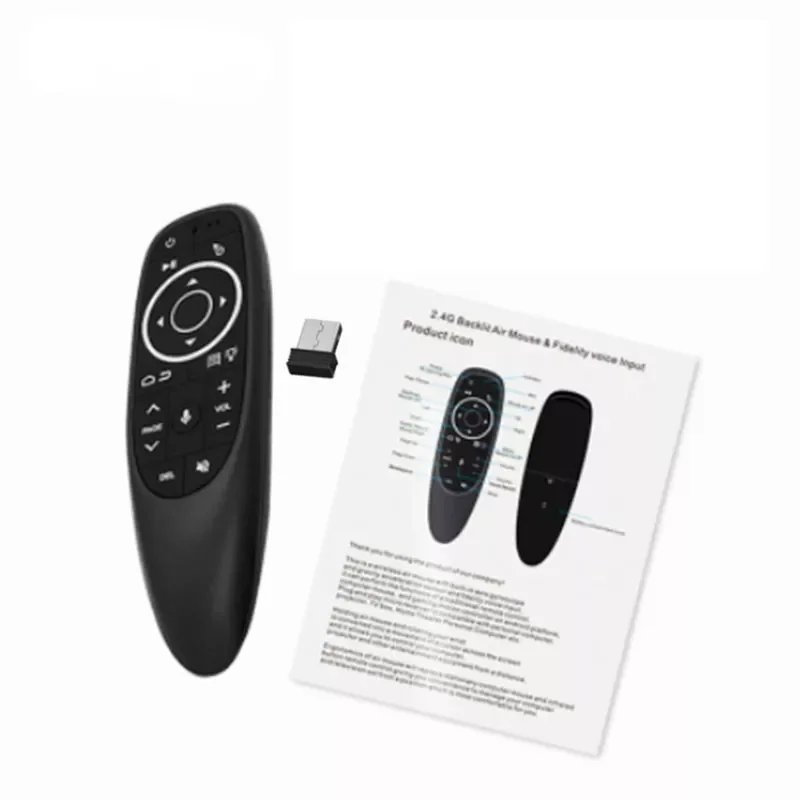 

NEW2023 Free Shipping Pro Smart Voice Remote Control for Android TV Box 2.4G RF Gyroscope Wireless Air Mouse IR Learning