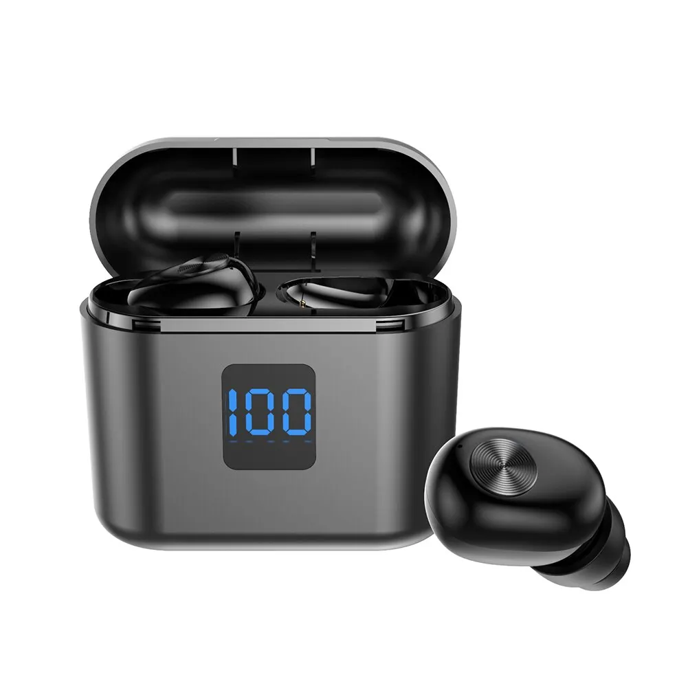 

30pcs X11B TWS Bluetooth Earphones Wireless Stereo Touch Control Sport Earbuds Headsets With Microphone LED Display Charging Box