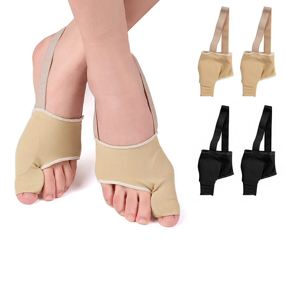 

2Pcs Toe Separators Hallux Valgus Bunion Corrector Orthotics Feet Bone Thumb Adjuster Deformity Correction Sock Straightener