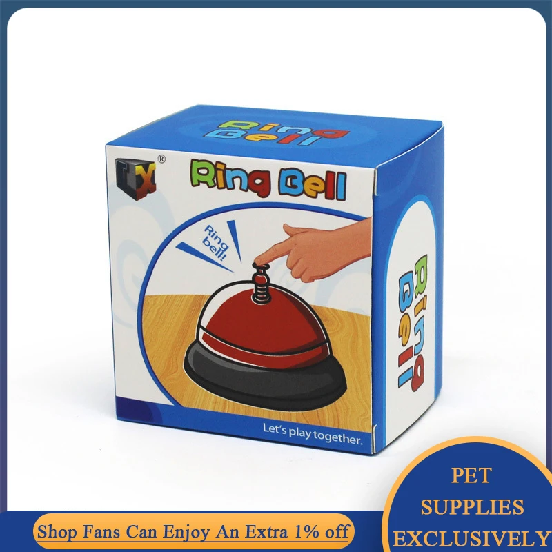 Интерактивная игрушка-колокольчик для домашних животных дрессировка собак