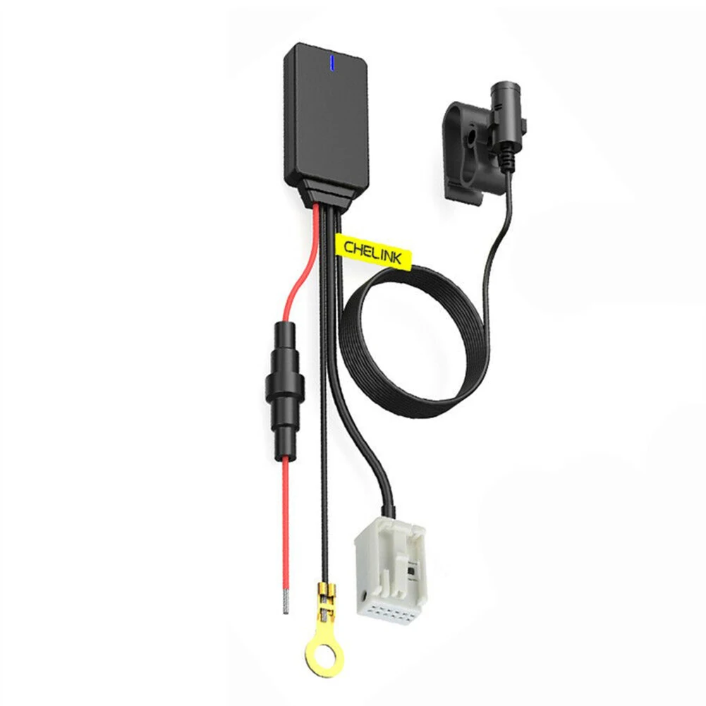 

Aux Cable Adapter Stereo Wireless With MIC 12 Pin Accessories Bluetooth 5.0