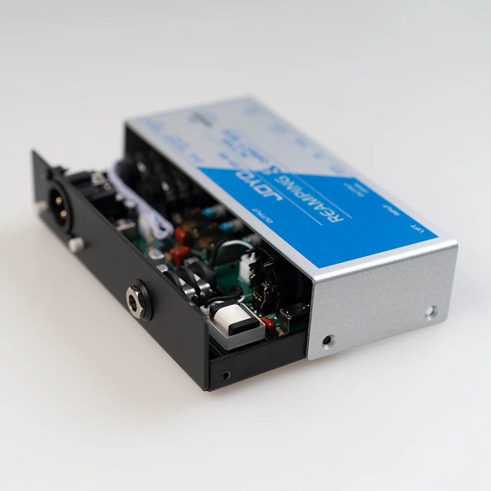 Фото JOYO JDI-48 Stereo Mix педаль для гитарных эффектов Preamp DI BOX, переключение сигнала, запись в режиме реального времени, многофункциональные эффекты №4